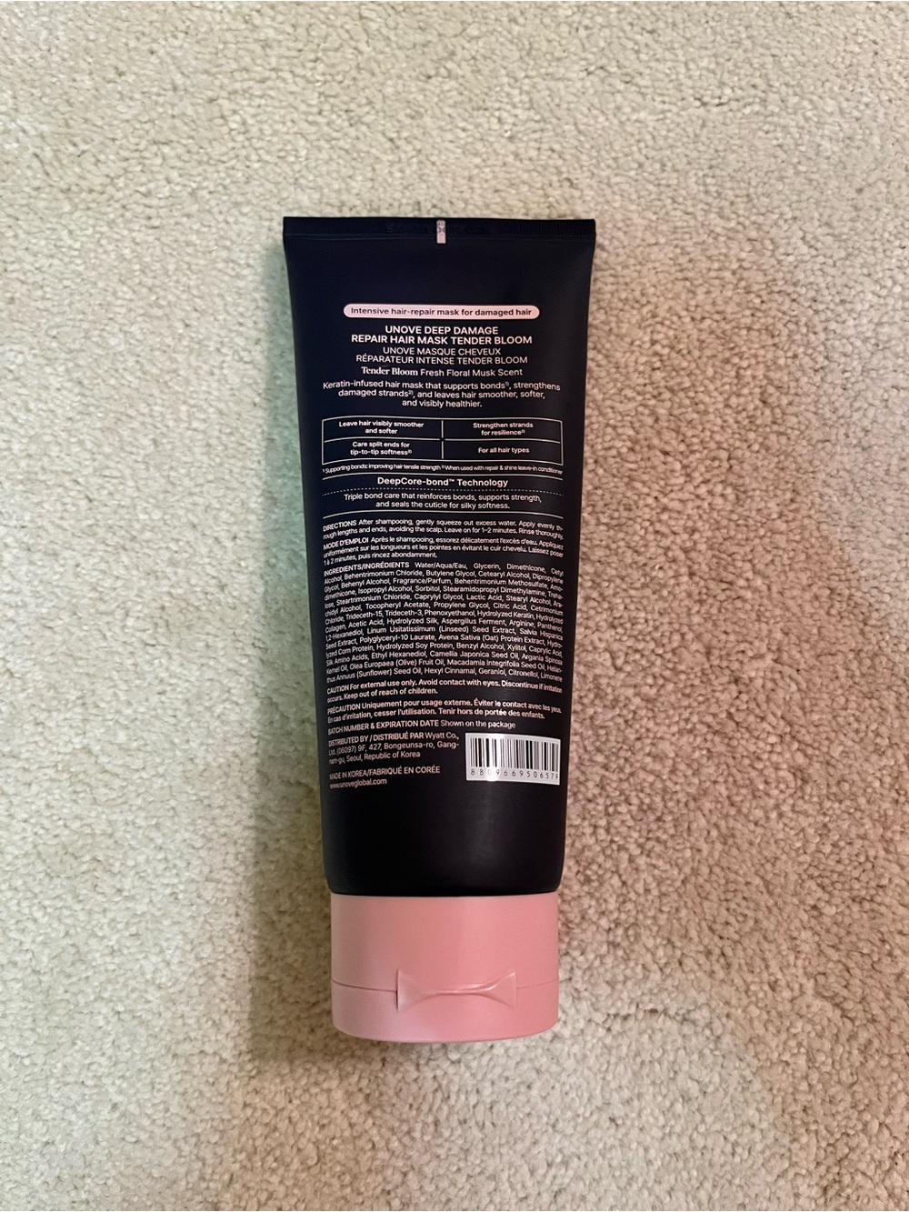 UNOVE Deep Damage Repair Hair Mask - Picture 2 of 2